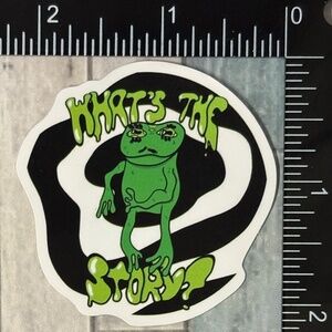 🌀10/$10🌀 Psychedelic Frog Reusable Waterproof Vinyl Sticker Decal